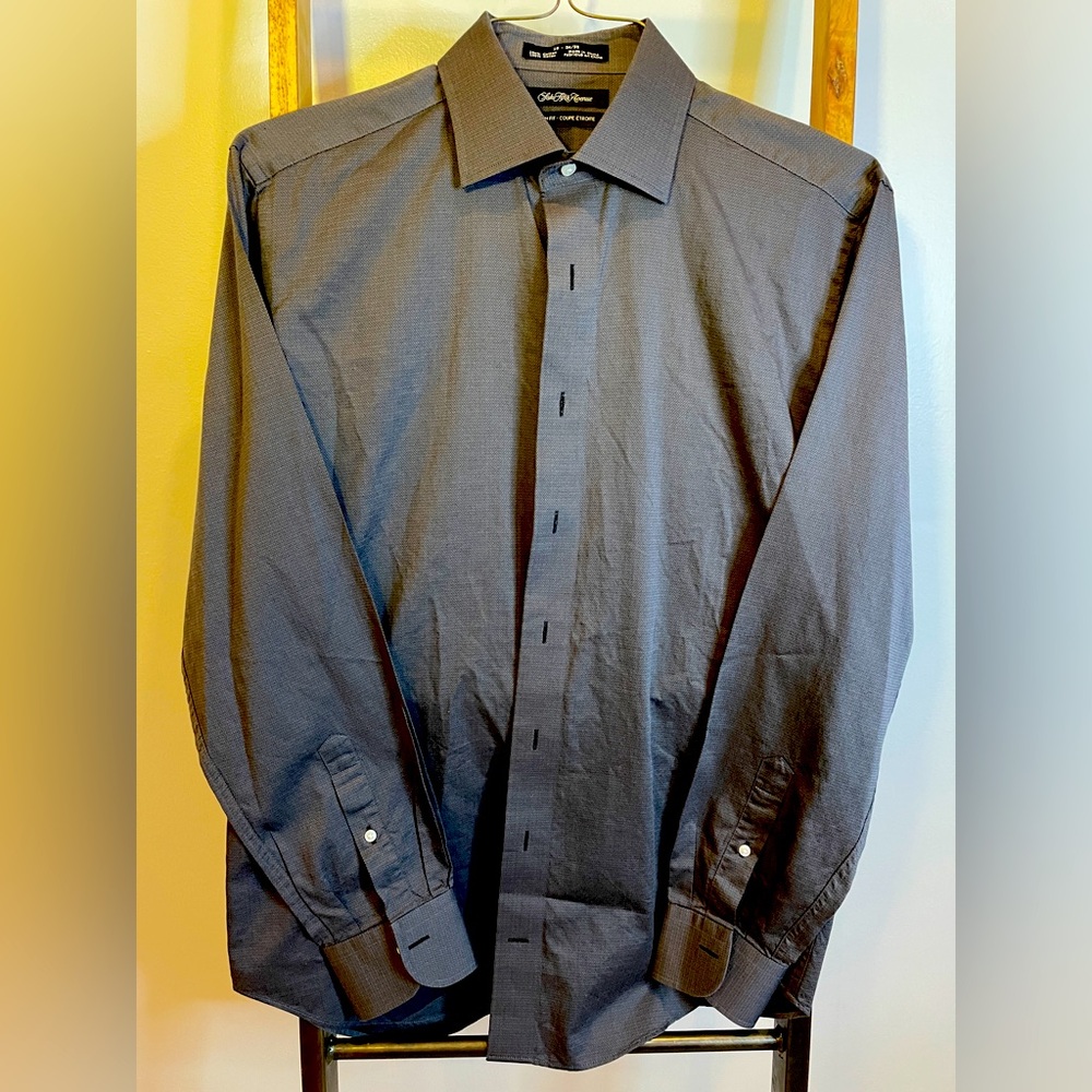Saks Fifth Avenue Men’s Grey Dress Shirt